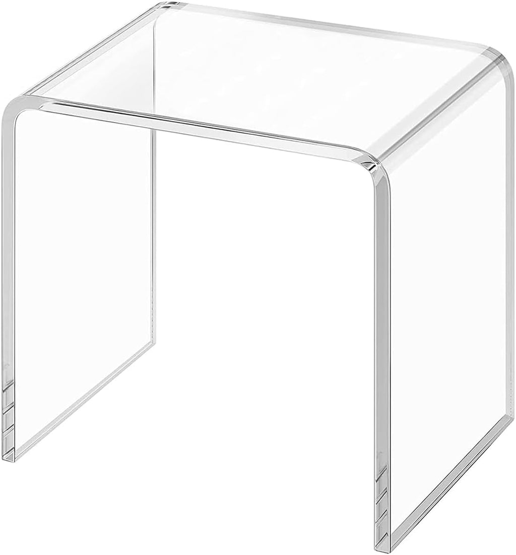 700lbs Heavy Duty Clear Acrylic Shower Bench